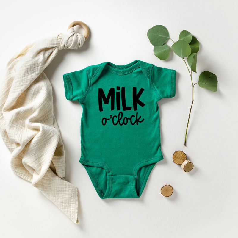 The Juniper Shop Milk O'Clock Baby Bodysuit, 2 of 3