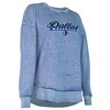 NBA Dallas Mavericks Women's Burnout Crew Neck Fleece Sweatshirt - image 3 of 4