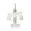 Black Bow Jewelry Sterling Silver, Amanda Collection Small Block Style Initial T Pendant - 3 of 4