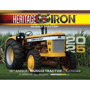 2025 Heritage Iron Muscle Tractor 13 Month Wall Calendar HI-2025 - 1 of 4