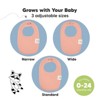 KeaBabies 8pk Organic Baby Bibs for Boy, Baby Drool Bib for Baby Boys and Girls, Newborn Teething Bibs - 4 of 4