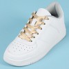 Allegra K Flat Satin Ribbon Solid Color Sports Shoes Sneakers Shoe Laces 2 Pairs - 2 of 4