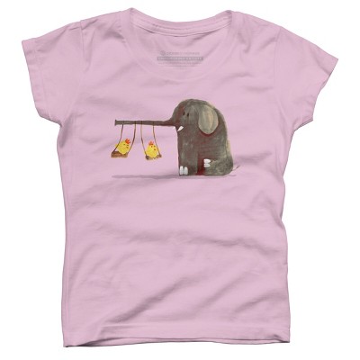 Girl's Design By Humans Swing swing By radiomode T-Shirt