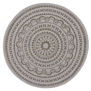 Split P Mushroom Zuri Medallion Printed Round Placemat Set of 4 - 1 of 4