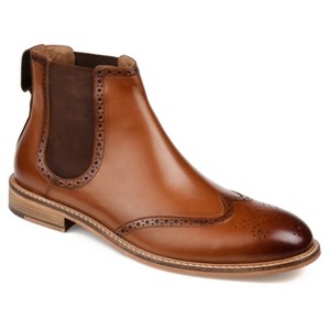 Thomas & Vine Medium and Wide Width Mens Watson Pull-on Wingtip Chelsea Boot - 1 of 4
