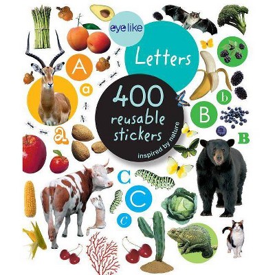 Eyelike Letters - (Eyelike Stickers) by  Workman Publishing (Paperback)