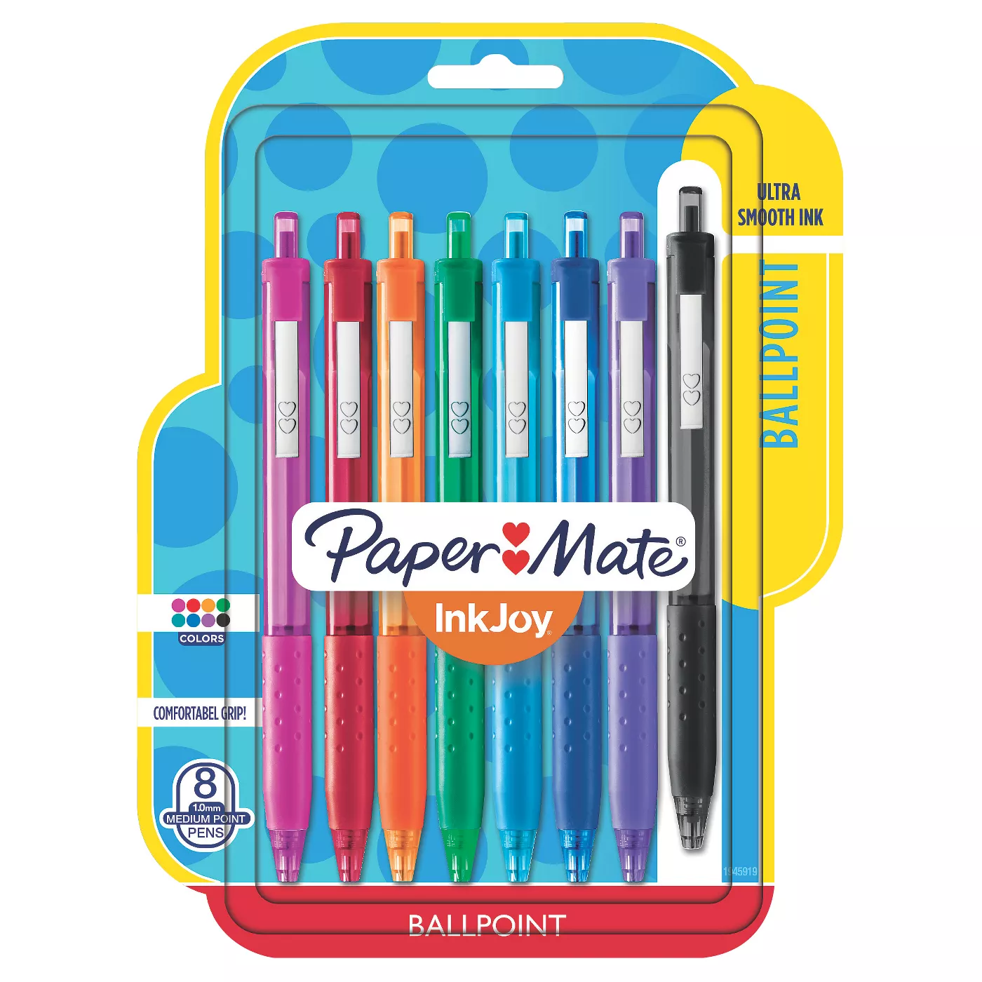 Paper MateÂ® Inkjoy 300RT Retractable Ballpoint Pen, 1mm, 8ct - Multicolor - image 1 of 8