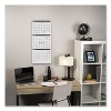 Three-Month Reference Wall Calendar, Contemporary Artwork/Formatting, 12 x 27, White Sheets, 15-Month: Dec 2025 to Feb 2027 - 2 of 4