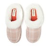 Dearfoams Women's Nyla Felted Plaid Moccasin Toe Clog House Shoe Slipper - 4 of 4