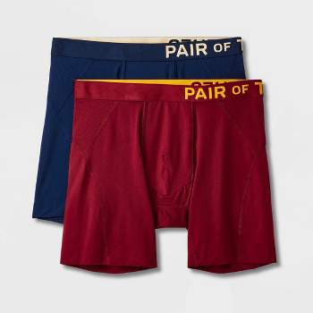 Pair Of Thieves Men's Supercool Boxer Briefs 2pk - Green/red Xl : Target