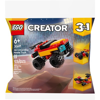 LEGO Creator 3 in 1 Mini Convertible Monster Truck Toy 30691