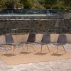 Christopher Knight Home Gila Outdoor Wicker and Iron Armless Dining Chairs - 2 of 4