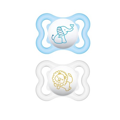 MAM Mini Air Pacifier 0-6 Months - 2ct Blue