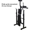 Weight Bench, Adjustable Weight Bench and Squat Rack, Bench Press Set With Leg Extension, Preacher Curl Pad, Workout Bench for Home Gym - 2 of 4