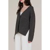 Women's Side Vent Button Down Sweater - GRADE & GATHER - 2 of 4