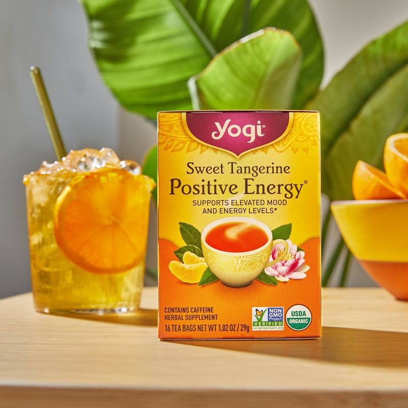 Yogi Tea - Sweet Tangerine Positive Energy Tea - 16ct, 6 of 7