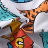 MyKids-USA Summer Baby Kids Cartoon Lions and Elephants Pattern T-shirt and Shorts Clothing Set for Boys - 4 of 4