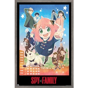 Trends International Spy x Family - Anya Key Art Framed Wall Poster Prints - 1 of 4