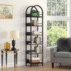 Kumasinova Narrow Bookshelf,Modern 6-Tier Open Storage Shelves Bookcase for Living Room,Bedroom,Office - 2 of 4