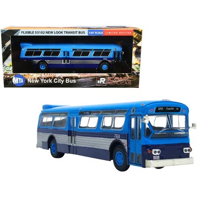 blue toy bus