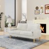Ridstar Modern 3 Seater Sofa For Living Room & Bedroom-Beige - 4 of 4