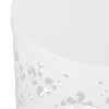 CAVINAS 16"/18"Hollow Open Curved Outdoor End Table,Set of 2,Cylindrical Side Table for Patio Room,Outdoor Furniture,Indoor&Outdoor Use - 3 of 4