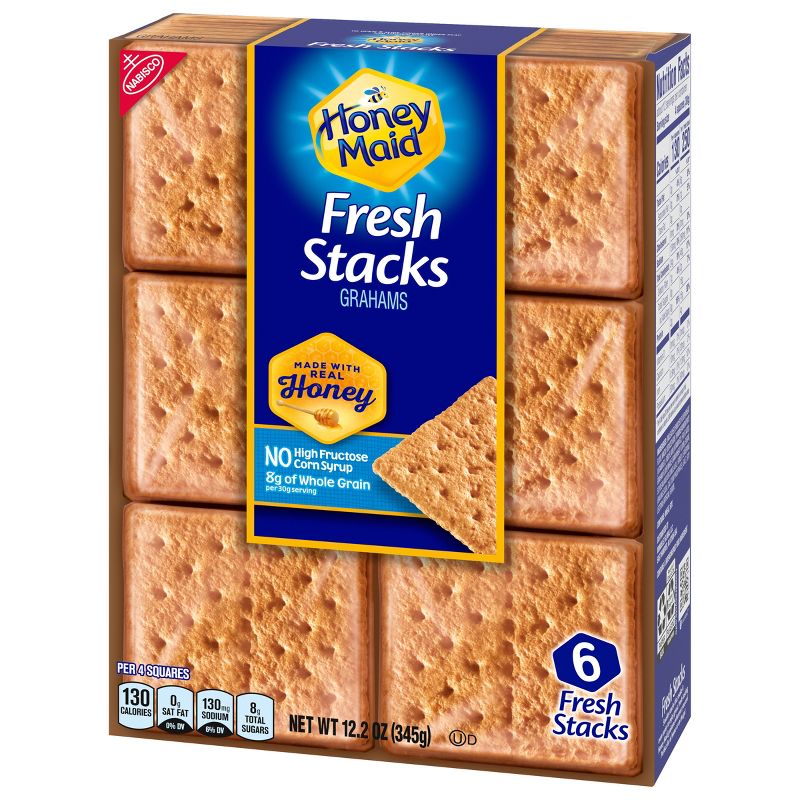 Honey Maid Fresh Stacks Honey Graham Crackers - 12.2oz/6ct, 4 of 12