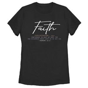 Women's Lost Gods Faith Definition T-Shirt - 1 of 4