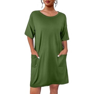 dark green tennis dress Collared Pleated Mini Exercise Dress