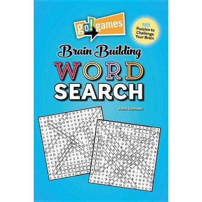 Go!games Brain Building Word Search - by  John Samson (Paperback)