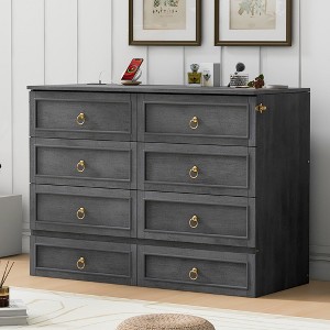 Full Size Murphy Bed with Large Drawers - 1 of 4