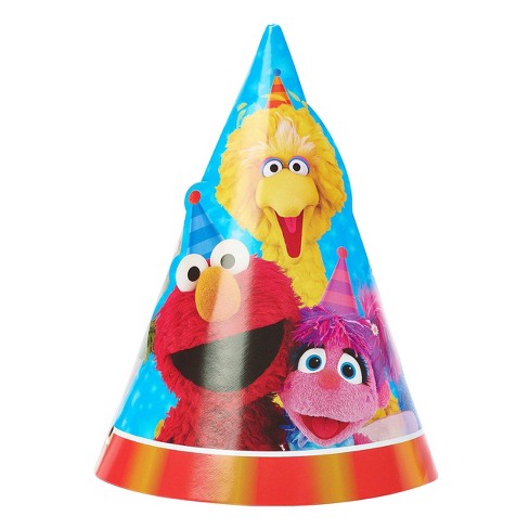 8ct Sesame Street Party Hats Target
