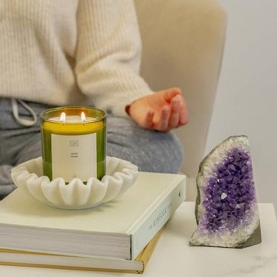 Craft & Kin Green Soy Candle with Bamboo Jasmine Scent