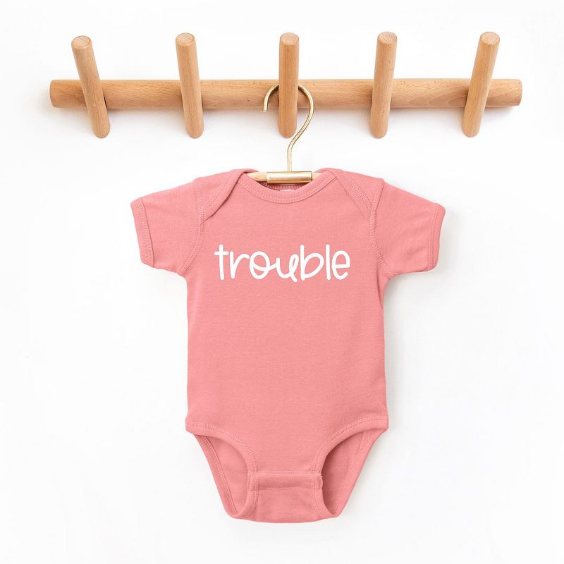 The Juniper Shop Trouble Baby Bodysuit, 1 of 3