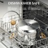 KOCH SYSTEME CS Stainless Steel Stock Pot with Cover: Induction & Oven Safe, Tempered Glass Lid, Stay-Cool Handle - 4 of 4