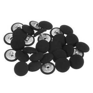 Unique Bargains Suit Dress Blouse Aluminum Fabric Cloth Covered Sewing Buttons 30 Pcs - 1 of 4