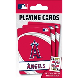 MasterPieces Officially Licensed MLB Los Angeles Angels Playing Cards - 54 Card Deck for Adults - 1 of 4