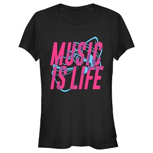 Juniors Womens Soul Music Is Life T-Shirt - 1 of 4