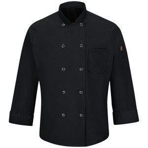 Red Kap Men's Chef Coat With Oilblok + Mimix - 1 of 4