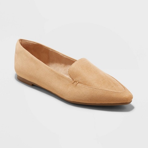Women's Hayes Loafer Flats - A New Day™ Tan 10 : Target