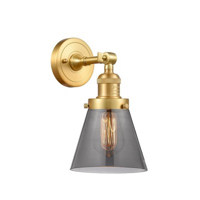 Cone - 1 Light Wall Sconce In Industrial Style-10 Inches Tall and 6.25 Inches Wide