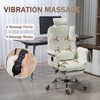 Massage Office Chair for Back Pain Relief, 155° Reclining Comfy Chair with Footrest - 4 of 4
