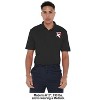 Lewis University Adult Men's Polo Left Chest Logo, Black - image 3 of 4