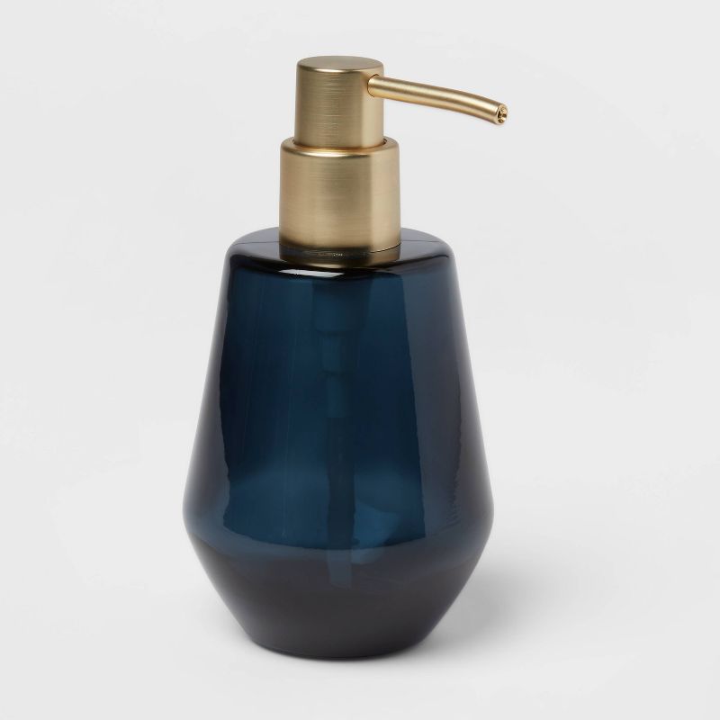 Smokey Glass Soap Pump Blue - Threshold&#8482;, 4 of 8