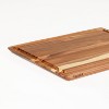 2pc Reversible Bamboo Cutting Board Set Natural - Figmint