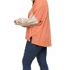 Women's Henley Color Block Top - umgee - 3 of 3