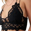 Free People Intimately FP Women's Adella Bralette in Black, Size X Large - 4 of 4
