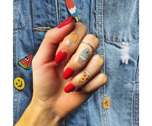 INKED by dani 10pk Trendy Pack Temporary Tattoos