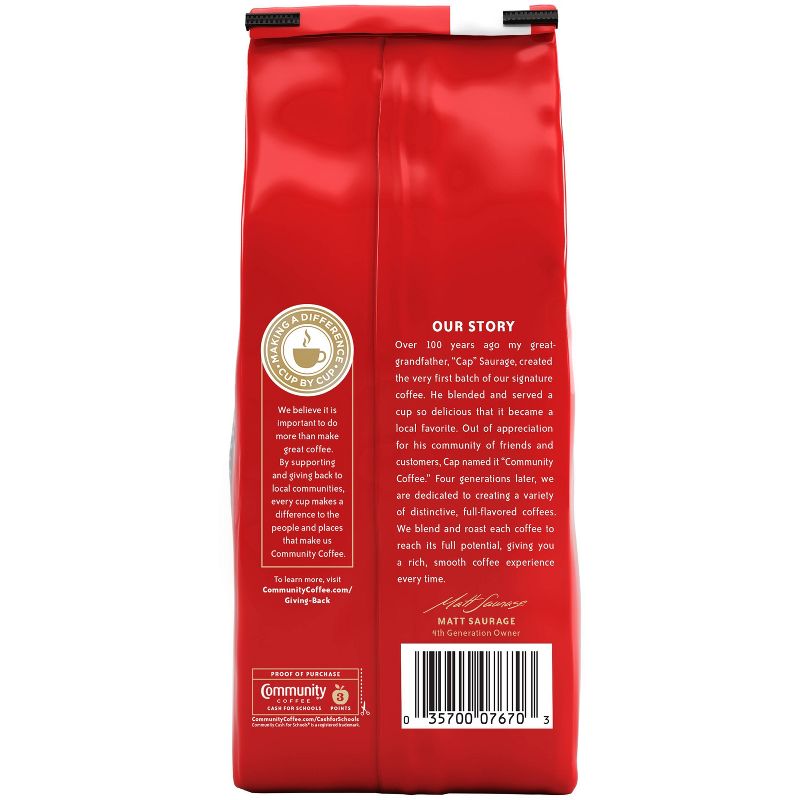 Community Coffee &#38; Chicory Medium Roast Ground Coffee - 32oz, 3 of 4