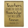 Dicksons Teachers Plant Seeds Knowledge Grow 3 inch Zinc Alloy Automotive Visor Clip Accessory - 2 of 4